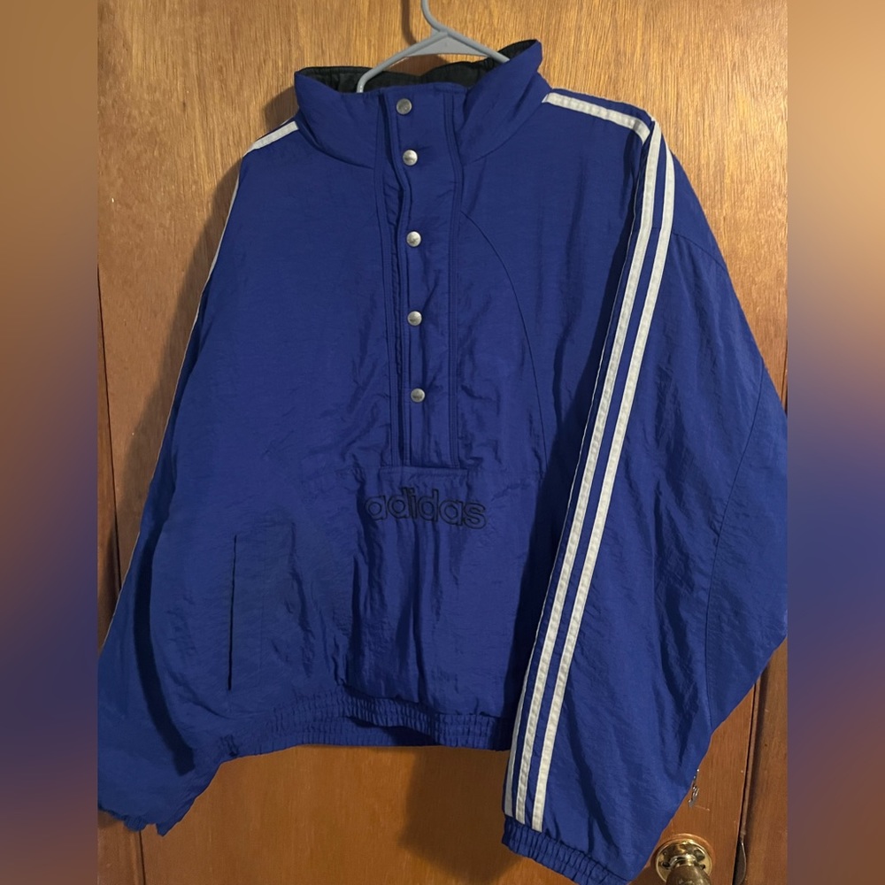 Vintage Blue Adidas Jacket